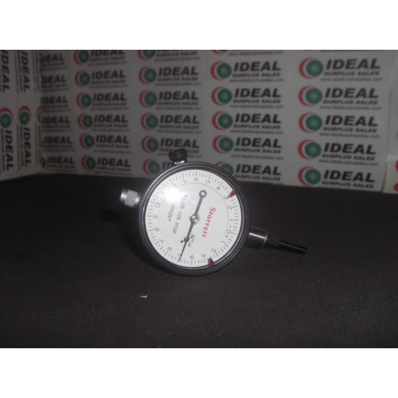 Starrett 25-128 Dial Indicator with Tolerance Hands 0.0025 .050 Range