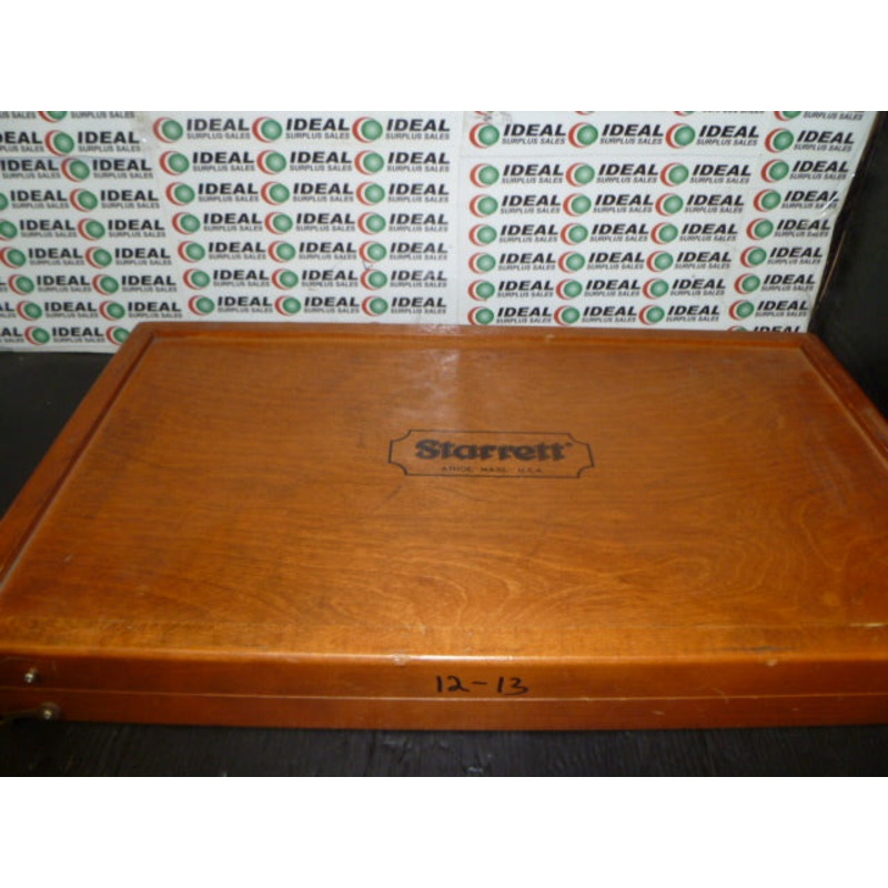 Starrett 436-13 Series Outside Micrometer 12-13 0.001 Grad NICE!
