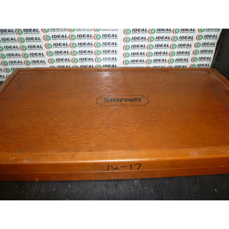 STARRETT 436XRLZ-17 Outside Micrometer 16-17 0.001 Graduations NICE!