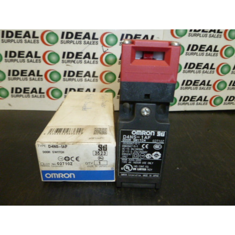 SWITCH, OMRON, D4NS-1AF –  NEMA A300, Q300 TYPE 4X INDOOR USE AC-15 3A/ 240VAC, DC-13 0 27A/250VDC