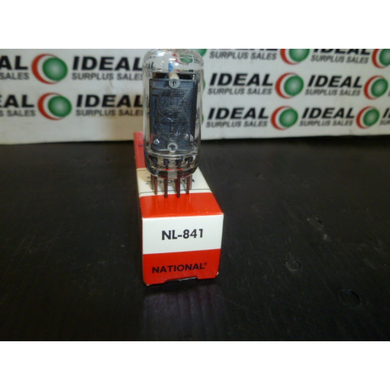 TUBE, NATIONAL, NL-841 – NIXIE TUBE VFD TUBES VACUUM FLUORESCENT DISPLAY TUBES