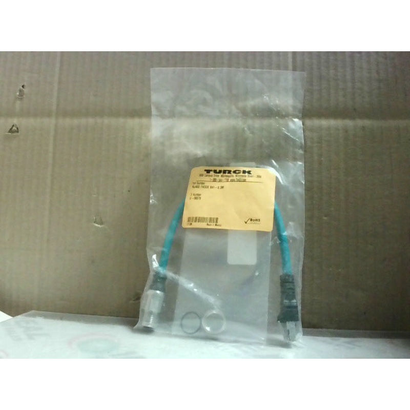 Turck RJ45S FKSDE 841-0.3M Ethernet Cable U-06579 Factory Sealed