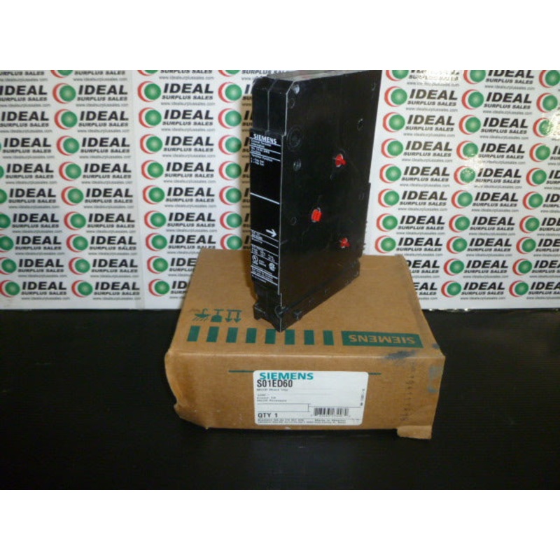 Siemens S01ED60 Shunt Trip Circuit Breaker