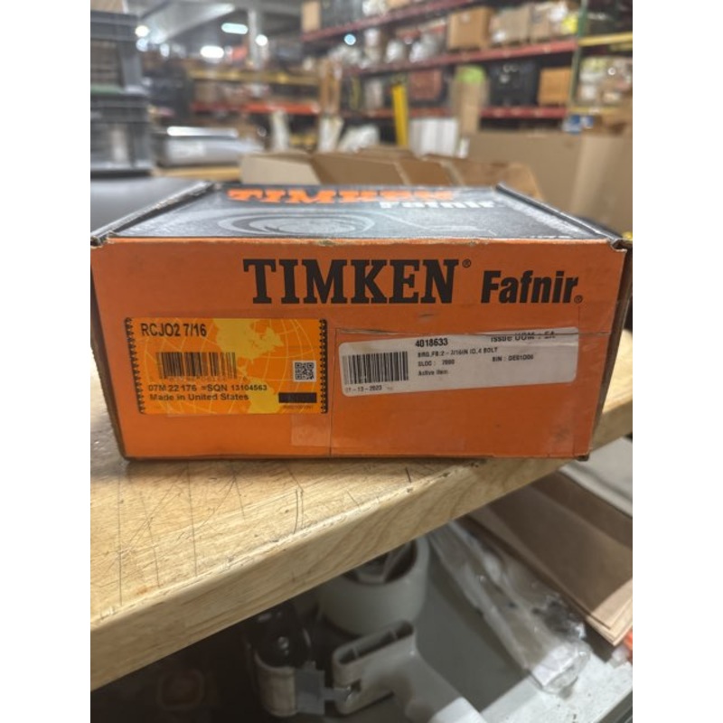 Timken RCJO2 7/16 4-Bolt Flanged Bearing 2-7/16 Bore