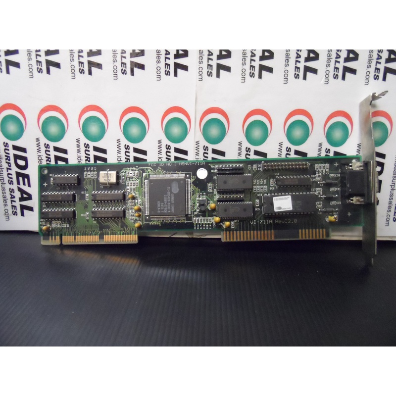VIDEO CARD, CIRRUS LOGIC -H9NVI-711A : CL-GD5428, VI-711A REV.2.0, 001A-94V-0