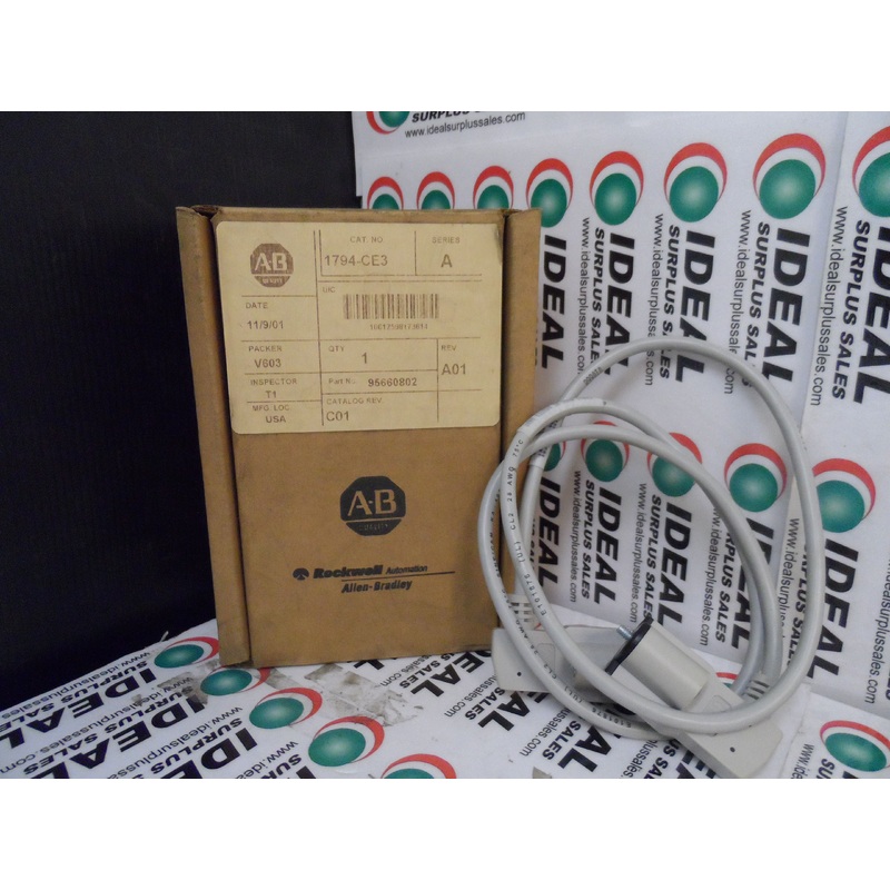 CABLE, ALLEN-BRADLEY, 1794-CE3 : CABLE EXTENDER FOR TERMINAL BASES 3FT/.9M FLEX I/O