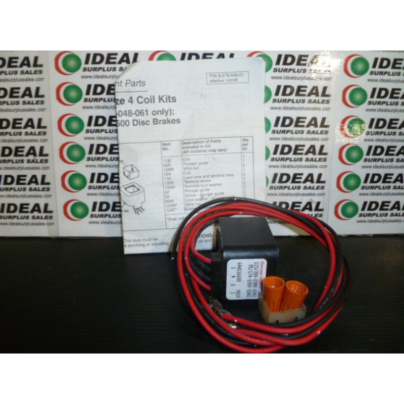 COIL, STEARNS 5-66-6457-33, 115/230V, 60HZ,  .32/.16AMP, K-4 COIL KIT, OBSOLETE