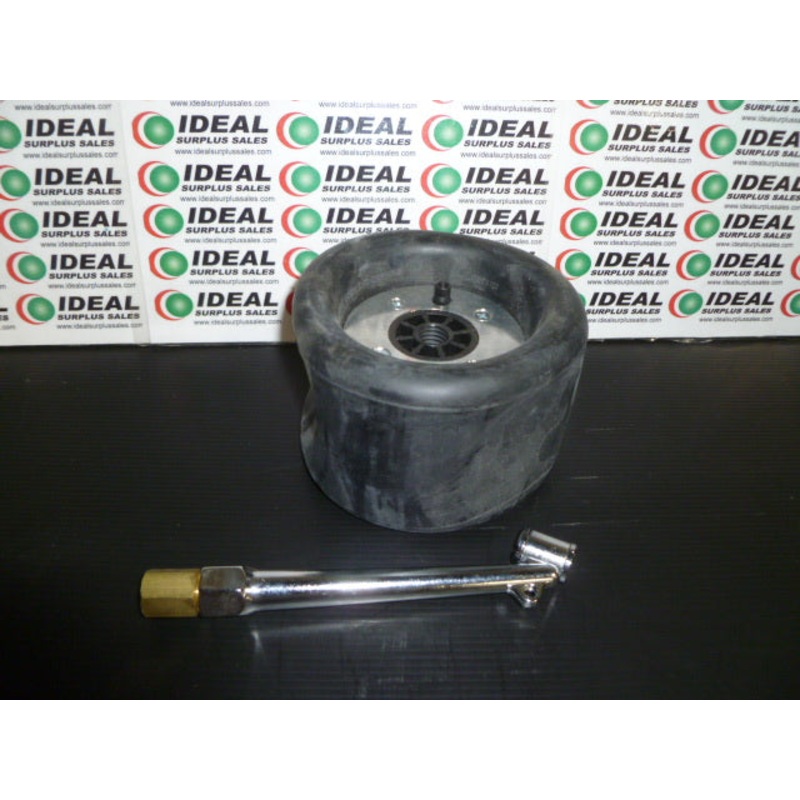 WHEEL, DYNABRADE 94472, 5 (127MM) DIA X 3.5 (89MM), COMPOSITE HUB, 5/8-11 THREAD, FOR 3.5IN, PNEUMATIC WHEEL