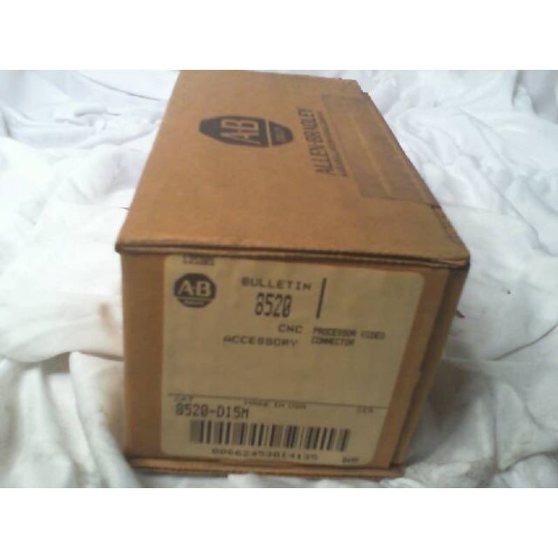 Allen Bradley 8520-D15M Processor Video Connector Factory Sealed
