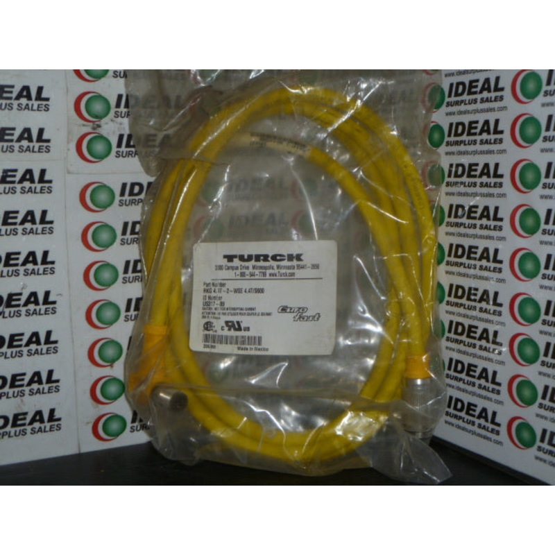 TURCK RKG44T2WSE44TS600 Double Ended Cordset
