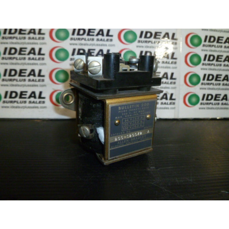 Allen Bradley 200-G200Z2 Control Relay  230-250VDC Obsolete