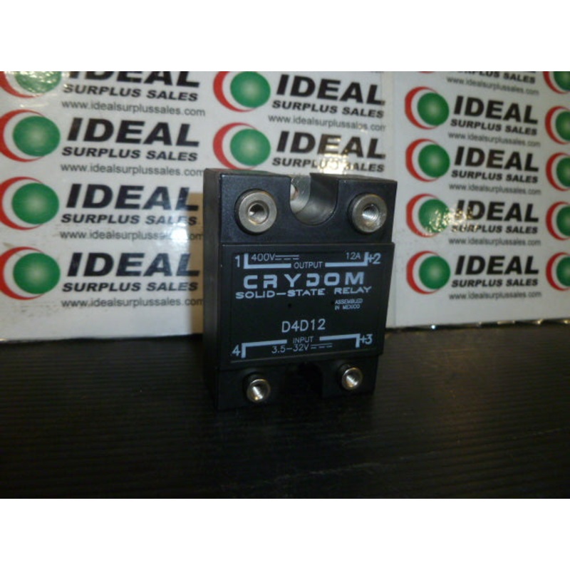 CRYDOM D4D12 RELAY|Factory Sealed Packaging|New In Box|New No Box|Used|Reconditioned