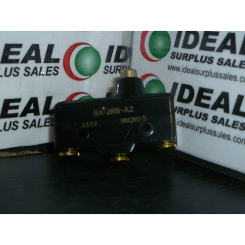 SNAP ACTION PLUNGER SWITCH, MICRO SWITCH – BA-2RB-A2