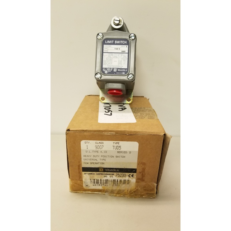 Square D 9007-TUD-5 Heavy Duty Limit Switch