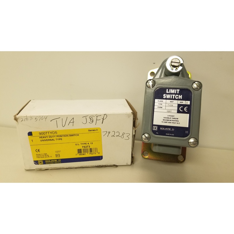 Square D 9007-TYD5 Heavy Duty Limit Switch