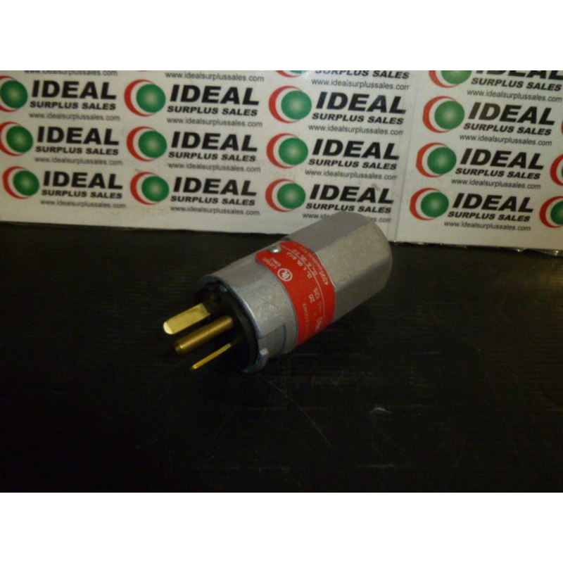 CONNECTOR, CROUSE HINDS ENP5201, 2P, 3W, 20A, 125V
