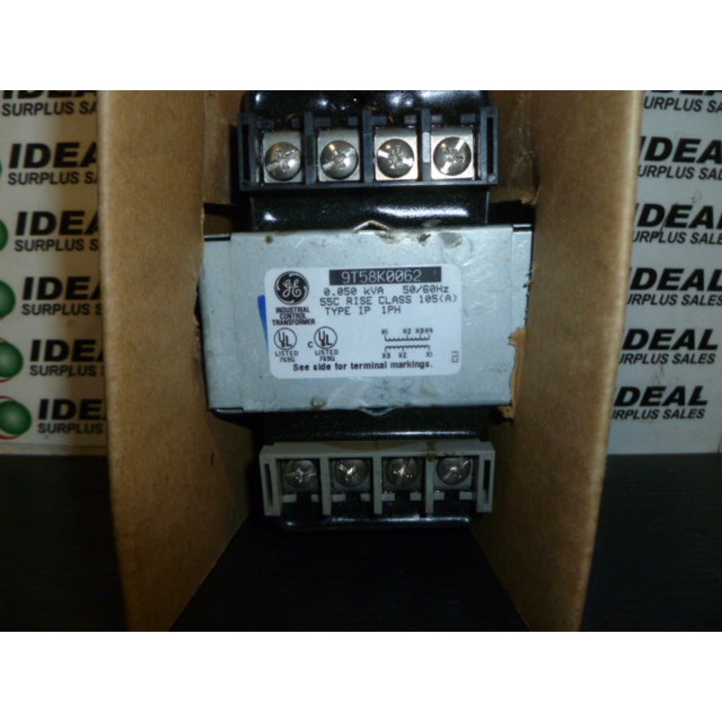 CORE & COIL TRANSFORMER, GENERAL ELECTRIC – 9T58K0062, 50/60HZ