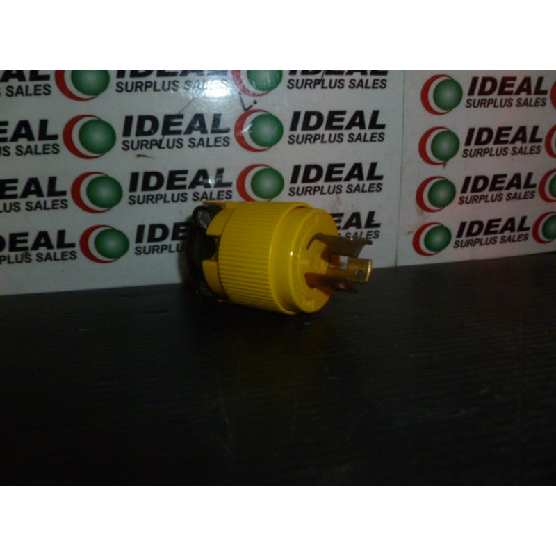 TURNLOK PLUG, PASS & SEYMOUR – 7554-SS, 15A, 125V 10A, 250V, 3 WIRE