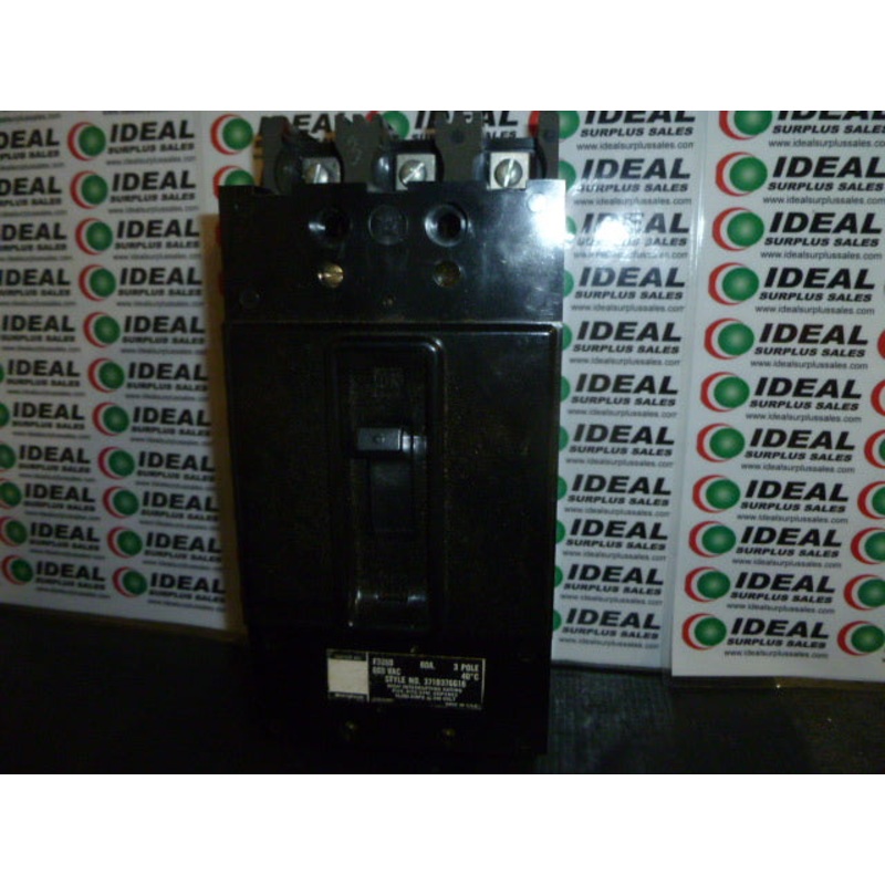 Westinhouse 371D376G16 600VAC 3Pole Breaker