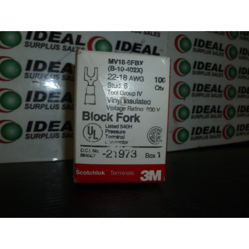 3M MV186FBX|Factory Sealed Packaging|New In Box|New No Box|Used|Reconditioned