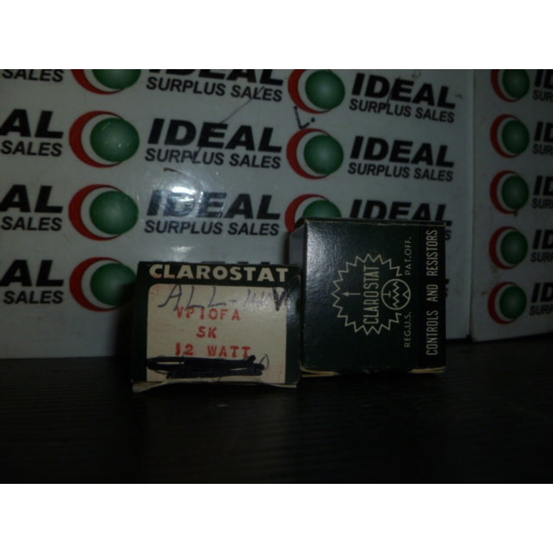CLAROSTAT VP10FA RESISTOR|Factory Sealed Packaging|New In Box|New No Box|Used|Reconditioned