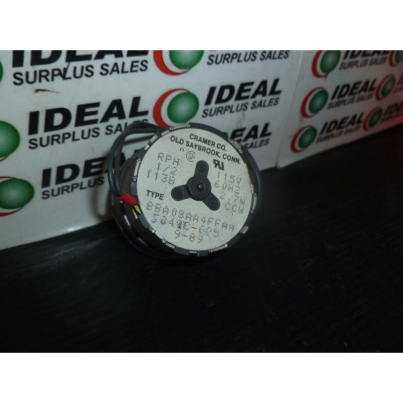 CRAMER COMPANY BBA03AA4FFAA MOTOR