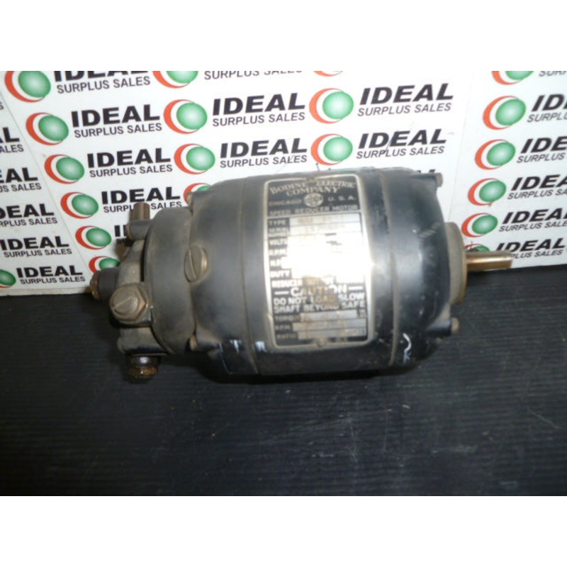 SPEED REDUCER, BODINE ELECTRIC – NSI-12R, 115AC, .68, 1725 R.P.M,