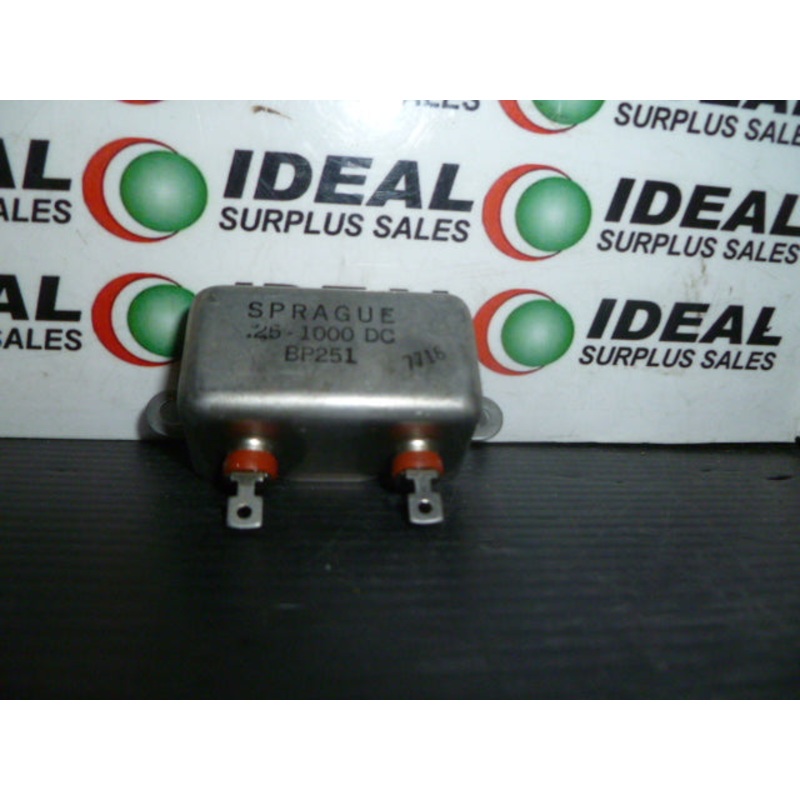 SPRAGUE CAPACITOR|Factory Sealed Packaging|New In Box|New No Box|Used|Reconditioned