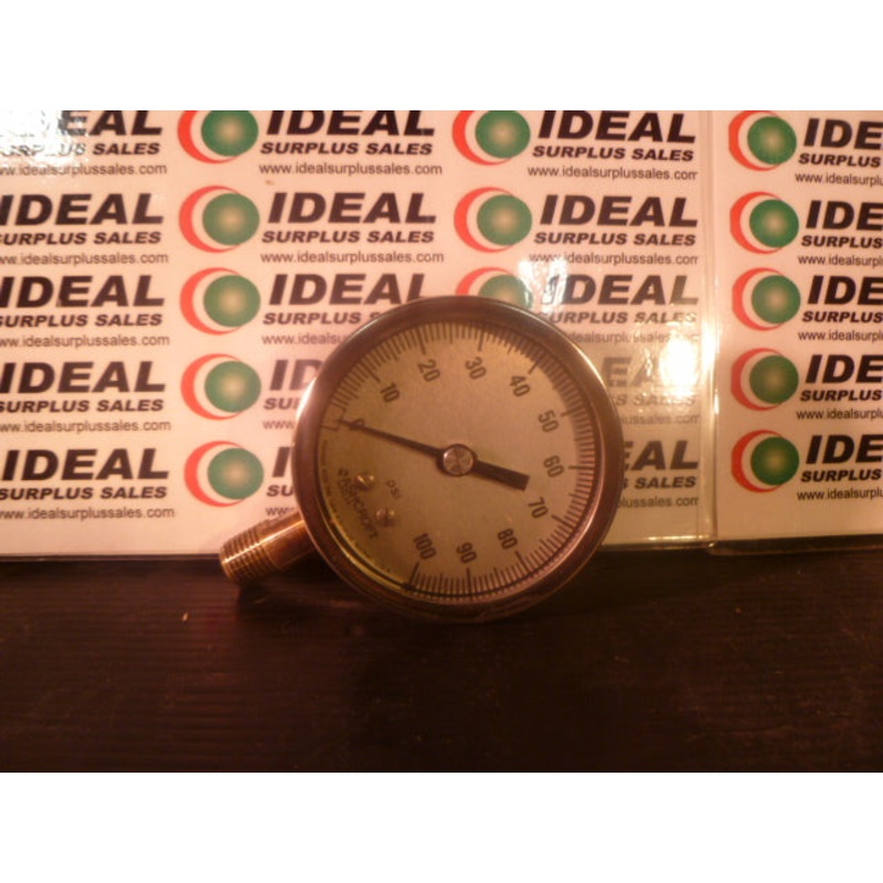 ASHCROFT 251009W02L GAUGE|Factory Sealed Packaging|New In Box|New No Box|Used|Reconditioned