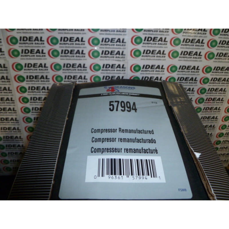 4 SEASONS 57994 COMPRESSOR|Factory Sealed Packaging|New In Box|New No Box|Used|Reconditioned