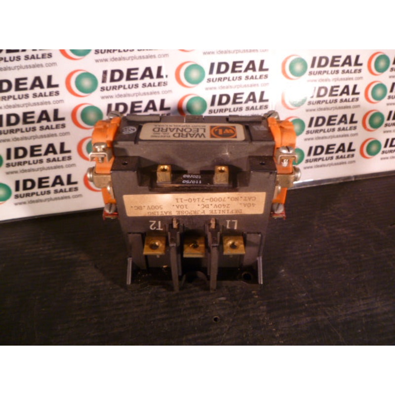 CONTACTOR, WARD LEONARD – 7000-7140-11, 5M65-L, 40A, 240V.DC., 10A, 500V.DC.