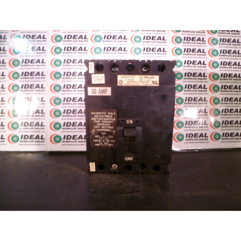 SQUARE D FAL3603015M BREAKER|Factory Sealed Packaging|New In Box|New No Box|Used|Reconditioned