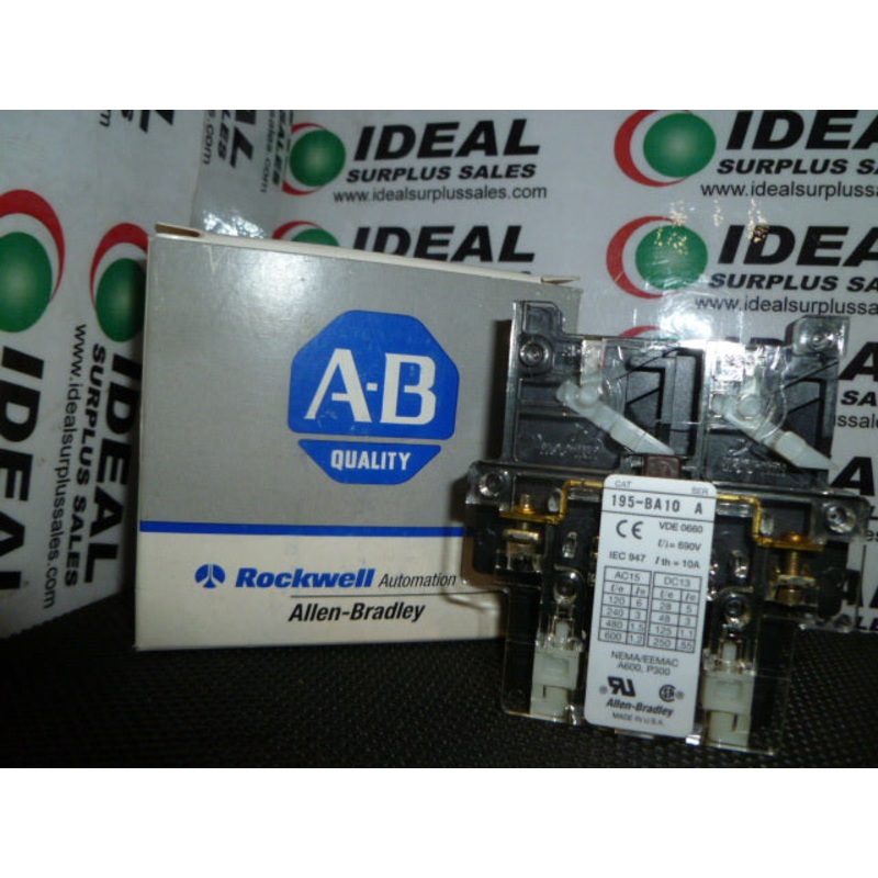 Allen Bradley 195-BA10 Series A  Auxiliary Contact