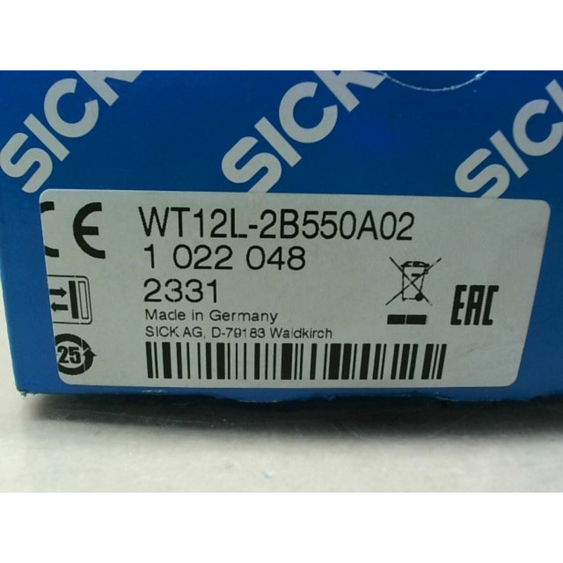Sick WT12L-2B550A02 Photoelectric Proximity Sensor