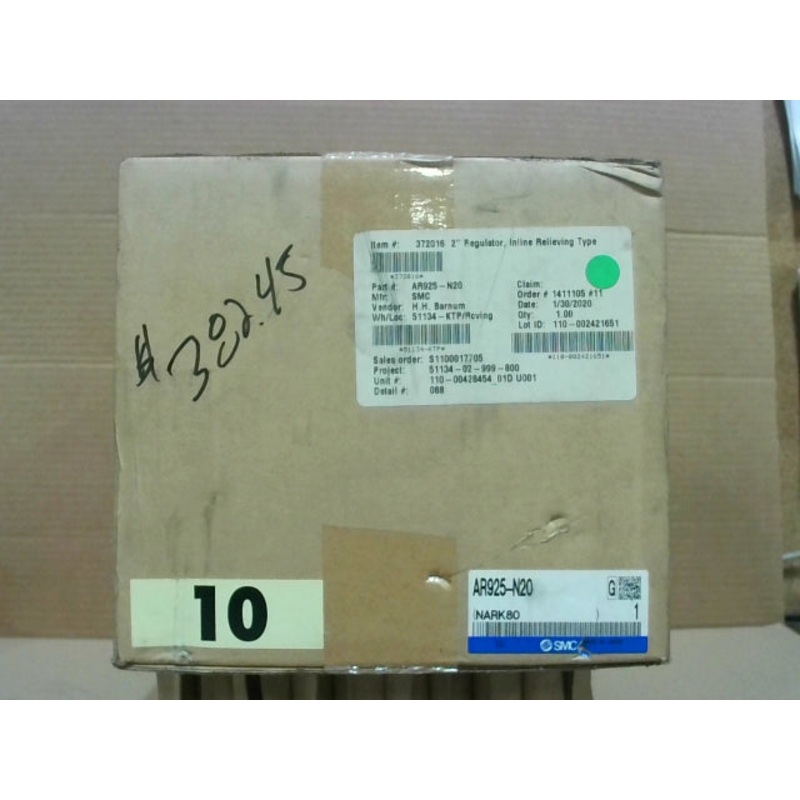 SMC AR925-N20 Pilot Operator Regulator 2 NPT 372016