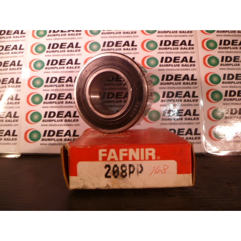 BALL BEARING, FAFNIR – 208PP|Factory Sealed Packaging|New In Box|New No Box|Used|Reconditioned