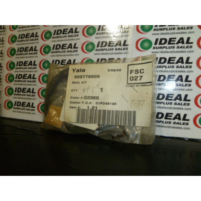 YALE 509778809 SEAL KIT|Factory Sealed Packaging|New In Box|New No Box|Used|Reconditioned