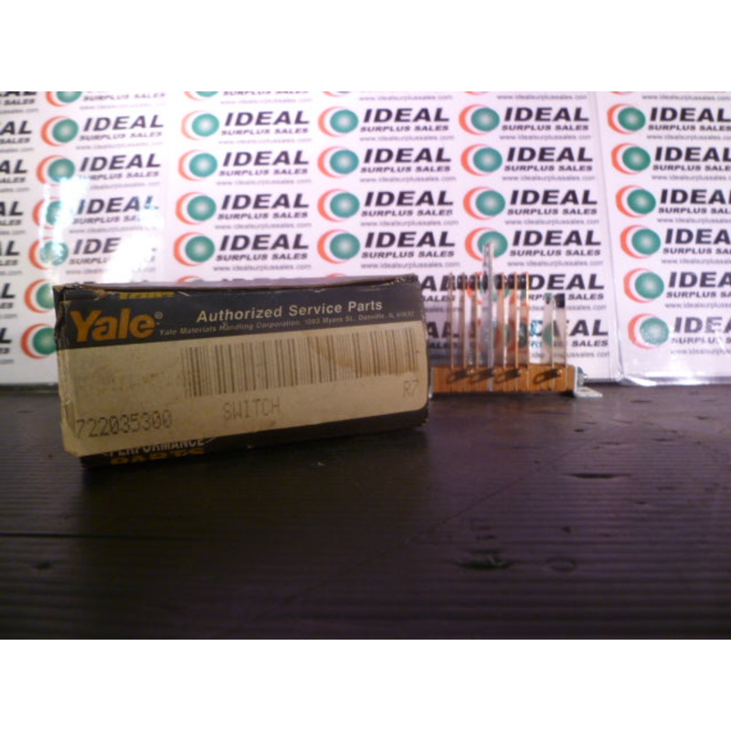 YALE 722035300 SWITCH|Factory Sealed Packaging|New In Box|New No Box|Used|Reconditioned