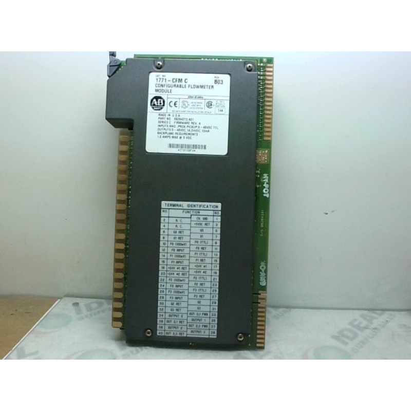 Allen Bradley 1771-CFM Ser. CC Rev. BO3 Configurable Flowmeter Module NICE!