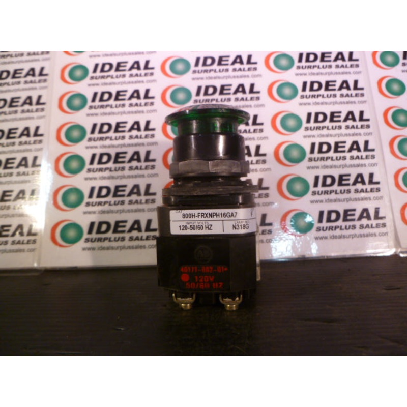 ALLEN BRADLEY 800HFRXNPH16GA7 BUTTON