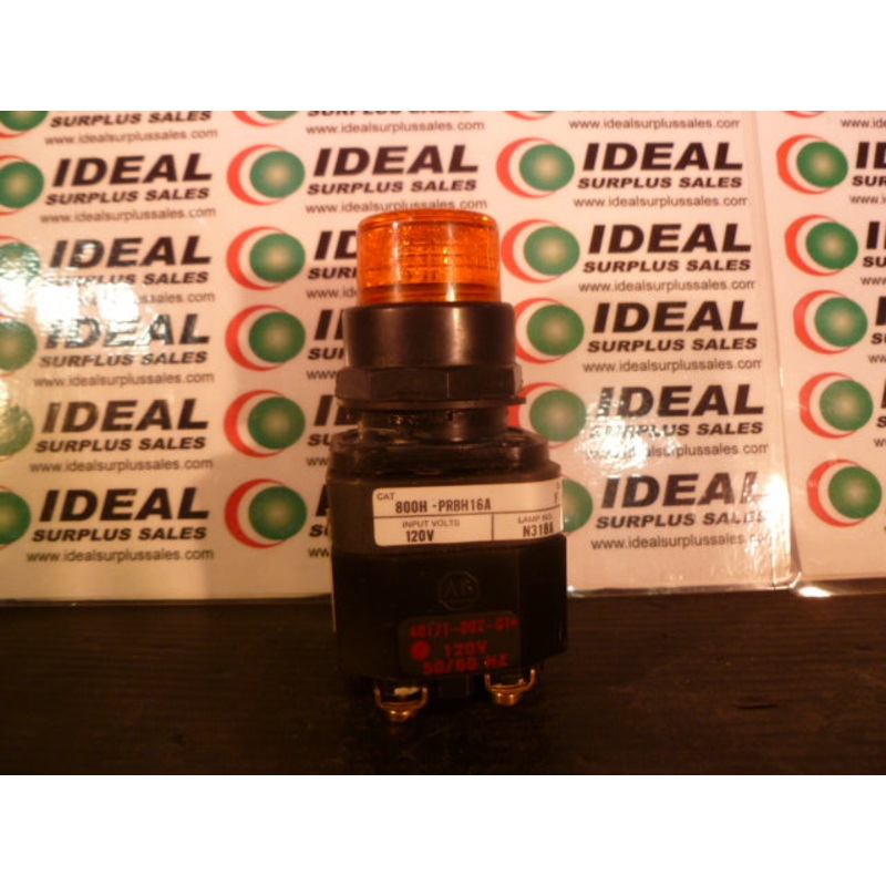 ALLEN BRADLEY 800HPRBH16A|Factory Sealed Packaging|New In Box|New No Box|Used|Reconditioned