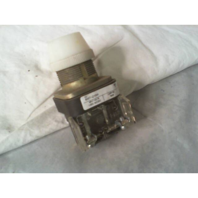 ALLEN BRADLEY 800T-Q10W Pilot Light Full Voltage 120V White Lens