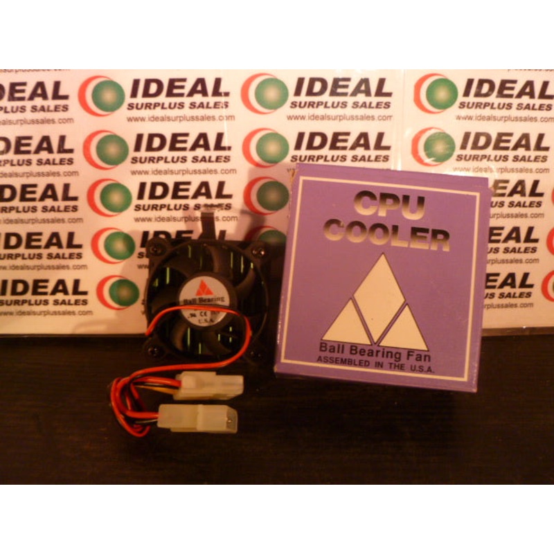 CPU COOLER, BALL BEARING FAN – TUV, DC 12V, 5180,
