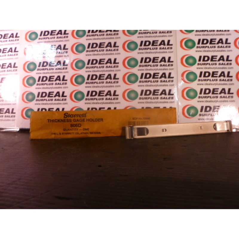 Starrett 806D Thickness Gage Holder (Double End) Clamps Stock at Both Ends