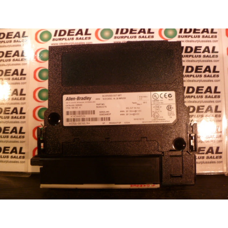 ALLEN BRADLEY – 1756-OB16E OUTPUT MODULE: 16 POINT, 20 PIN, 10-31VDC CONTROL LOGIX, SERIES A
