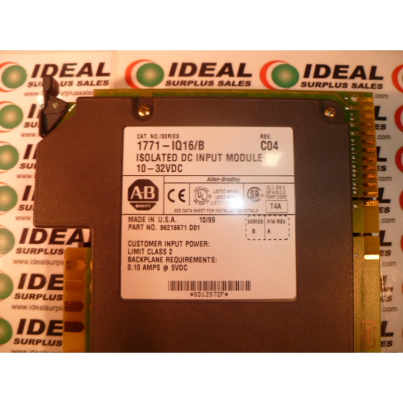 ALLEN BRADLEY 1771IQ16B MODULE