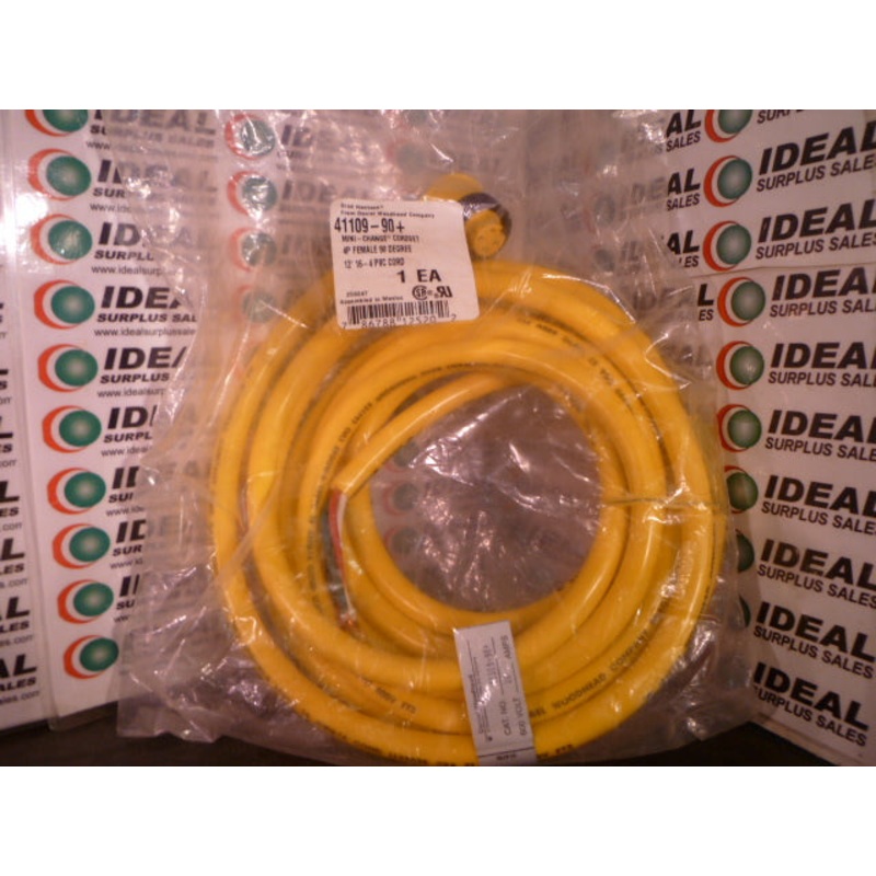 BRAD HARRISON 4110990 CORDSET|Factory Sealed Packaging|New In Box|New No Box|Used|Reconditioned