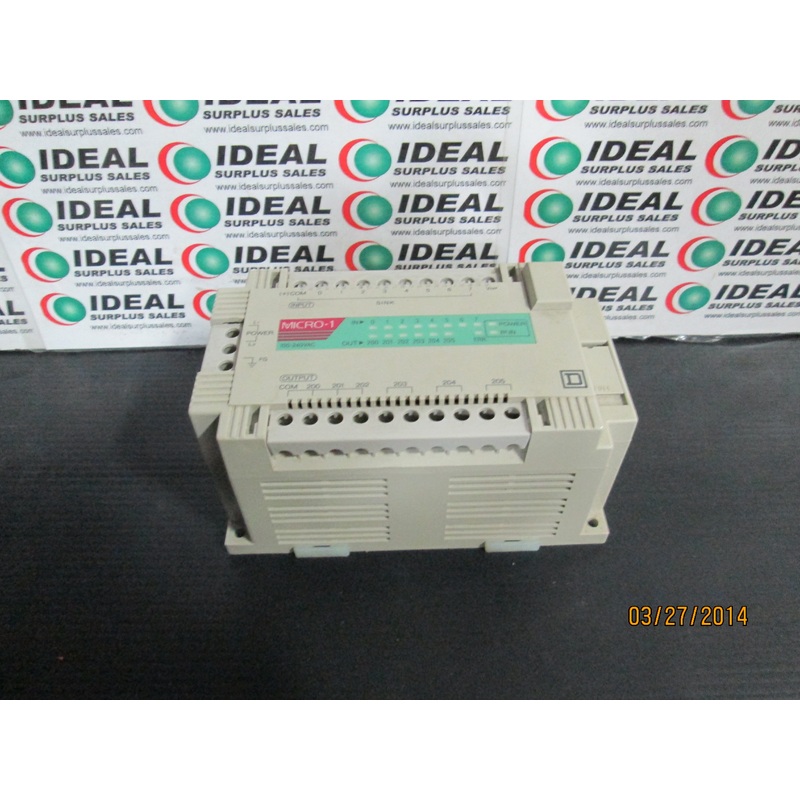 CONTROLLER, SQUARE D MICRO 1, CLASS 8003 TYPE CP32, SERIES A1, 100-240VAC, 50/60HZ, 21VA, PROGRAMMABLE MICRO CONTROLLER