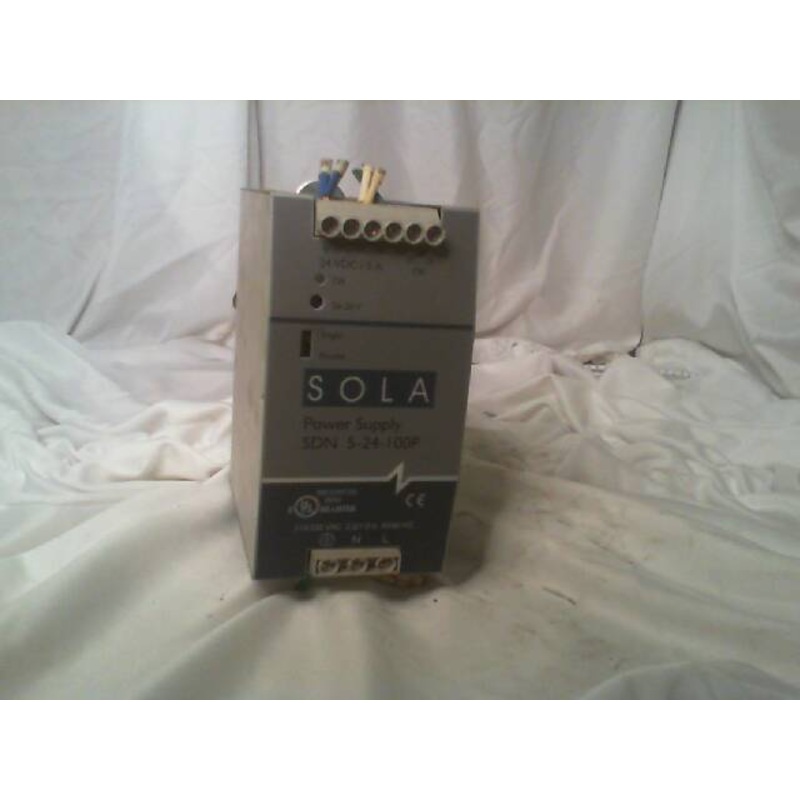 SOLA SDN 5-24-100P Power Supply 115/230VAC to 24VDC/5A Output
