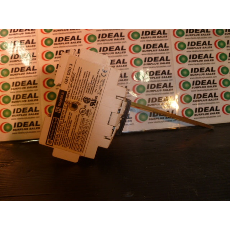 SWITCH, TELEMECANIQUE – GS1-DDU-3, 600VAC, 3PH, 250VFDC